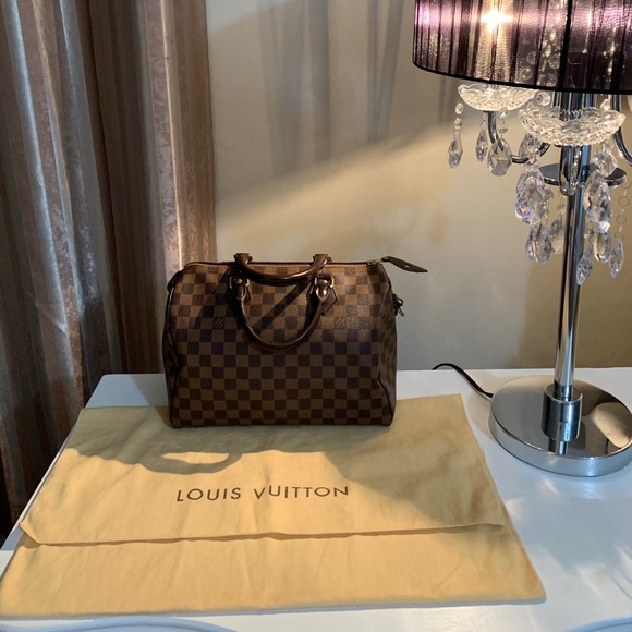 Louis Vuitton Handbags - Louis Vuitton Speedy 30 Damier Ebene Brown